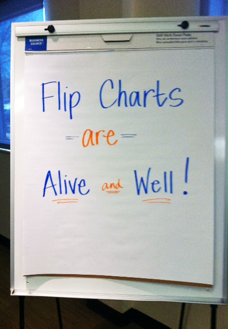Flip Charts Aren't Dead (so maybe we should get better at using